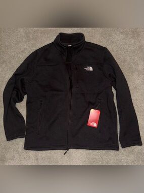 Men’s The North Face Sweater Fleece Jacket Black X Large